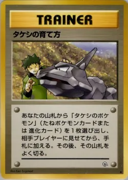 Brock's Training Method 「LEADERS_STADIUM No. 077」「JP」